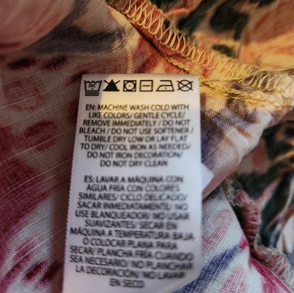 BeachLunchLounge NEW Skylar Paisley Floral Sundress Coral Red NWT Womens Small - Picture 10 of 10